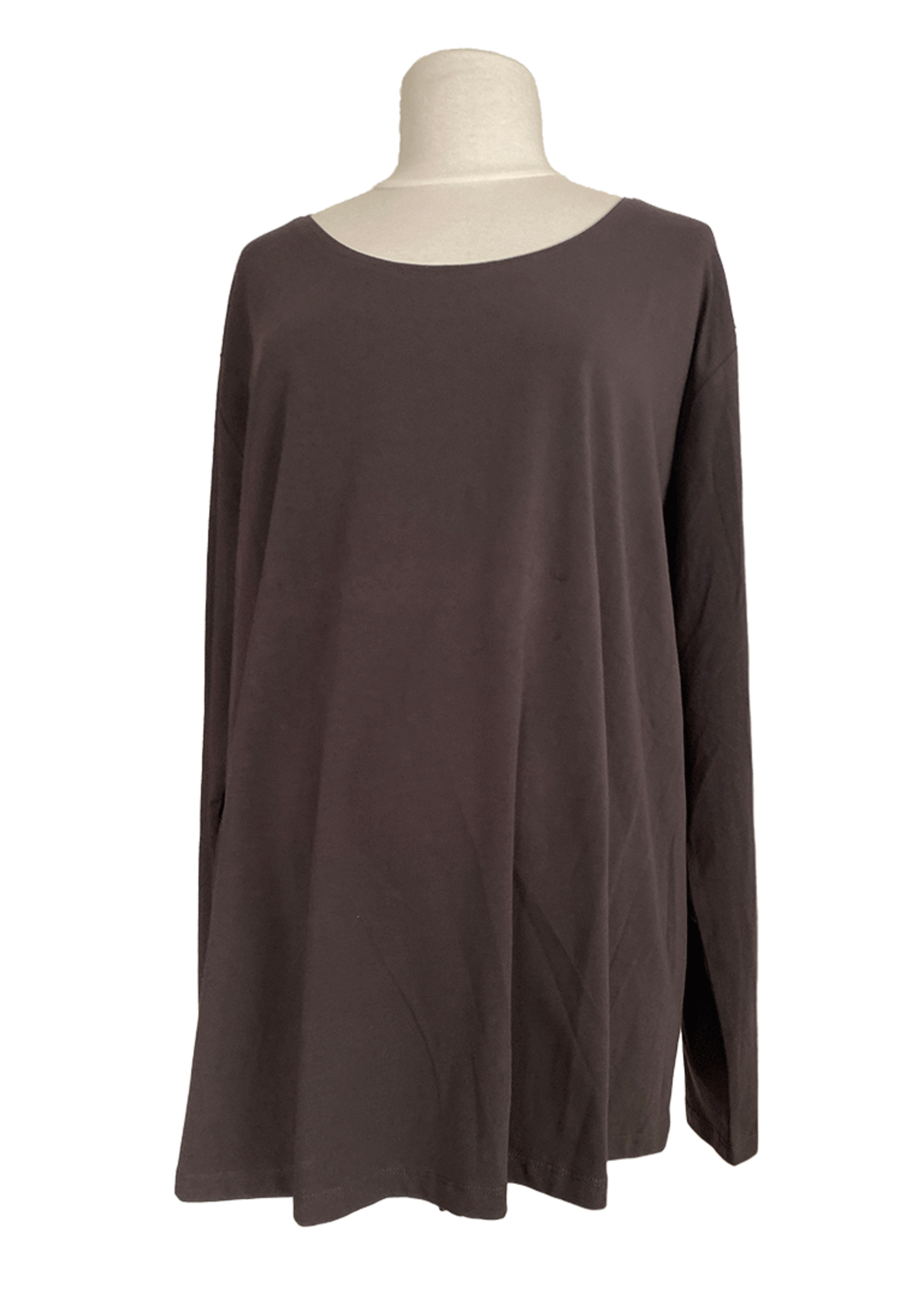 NOPPIES Shirt Long Sleeves Amsterdam Dark Brown