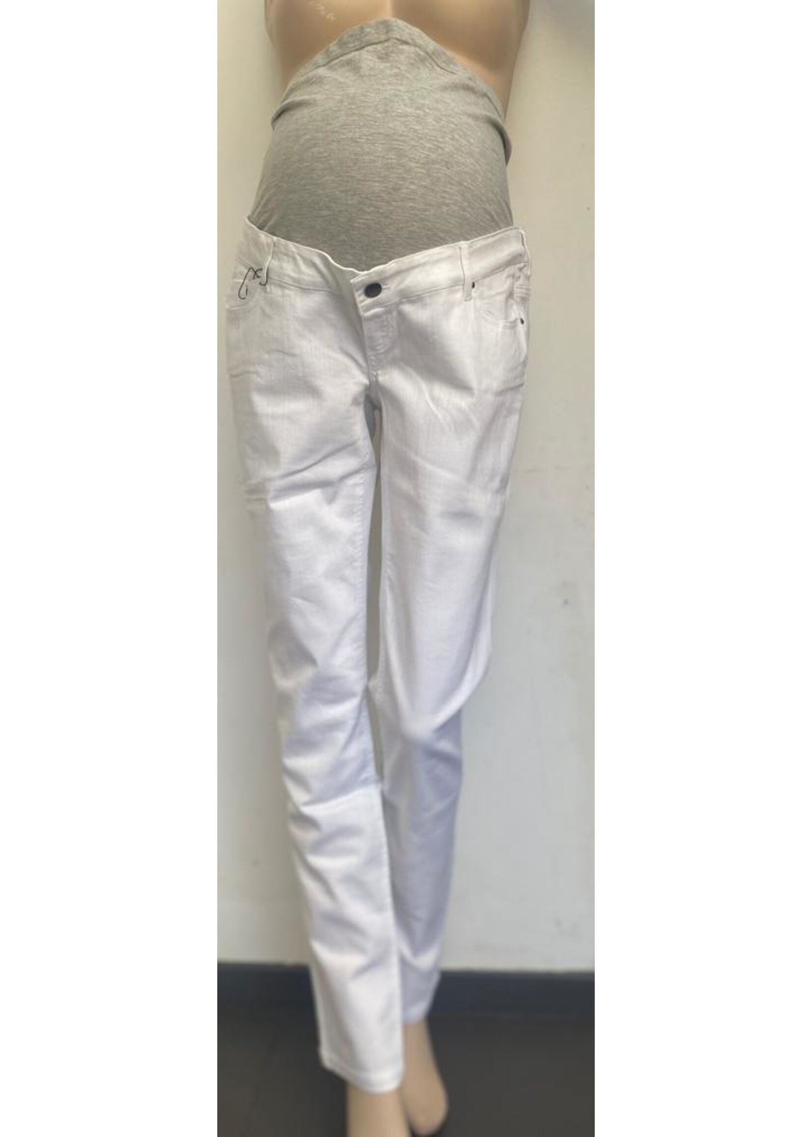 MAMALICIOUS PANTS SHELLY WHITE SLIM FIT 20006242