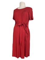 FRAGILE Mummie Dress Micromodal M9837 Cerise