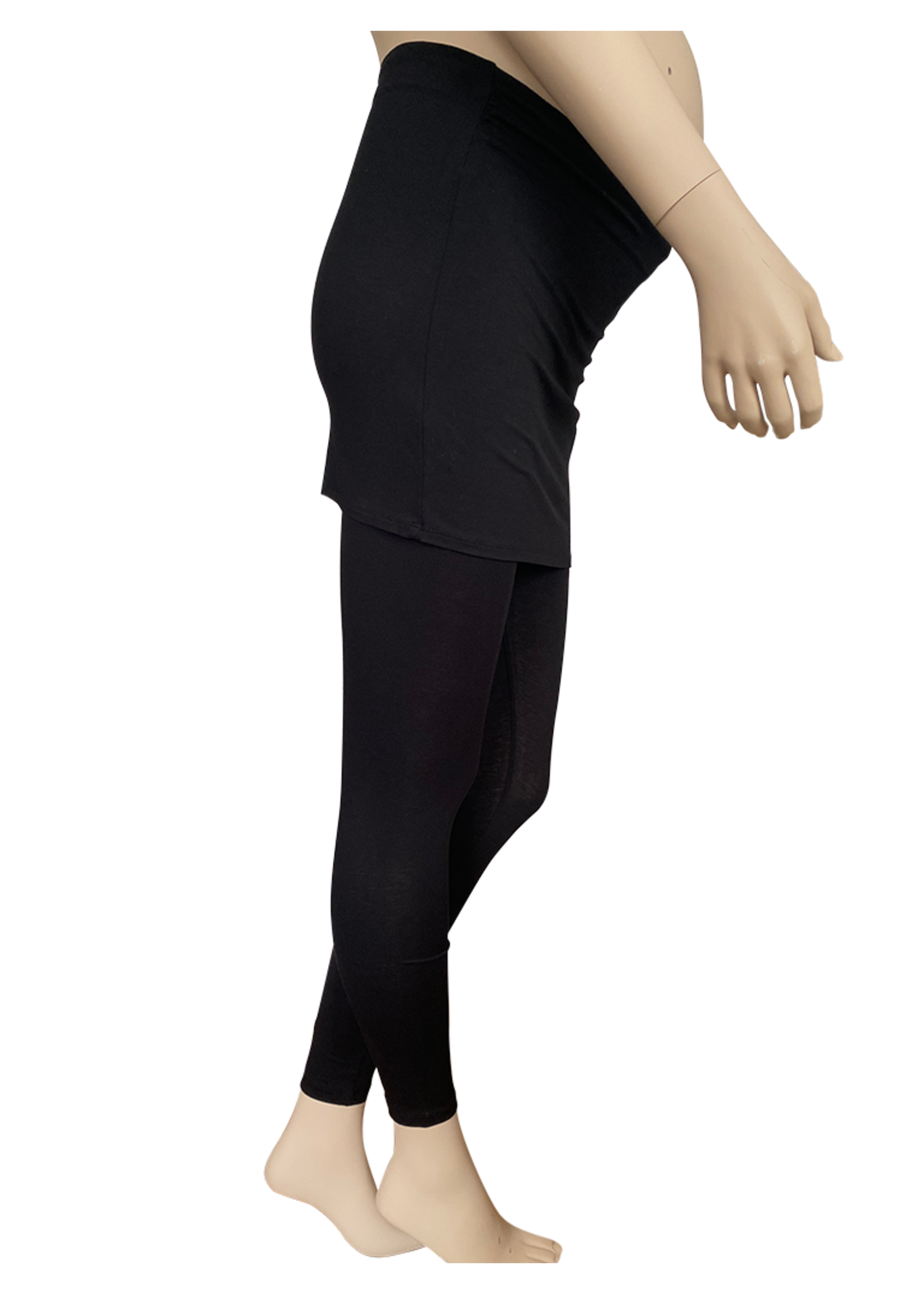 ISABELLA OLIVER Radfield Maternity Leggings Caviar Black met Rokje