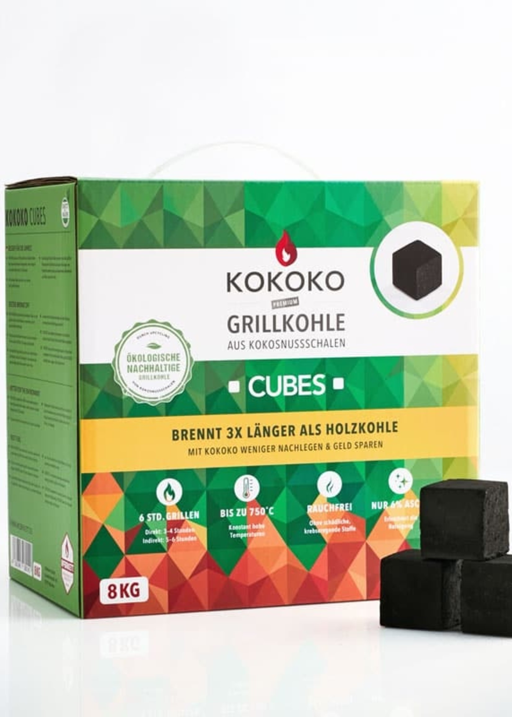 MCBRIKETT MCBRIKETT KOKOKO CUBES  VOOR BBQ EN DUTCH OVEN KOKEN