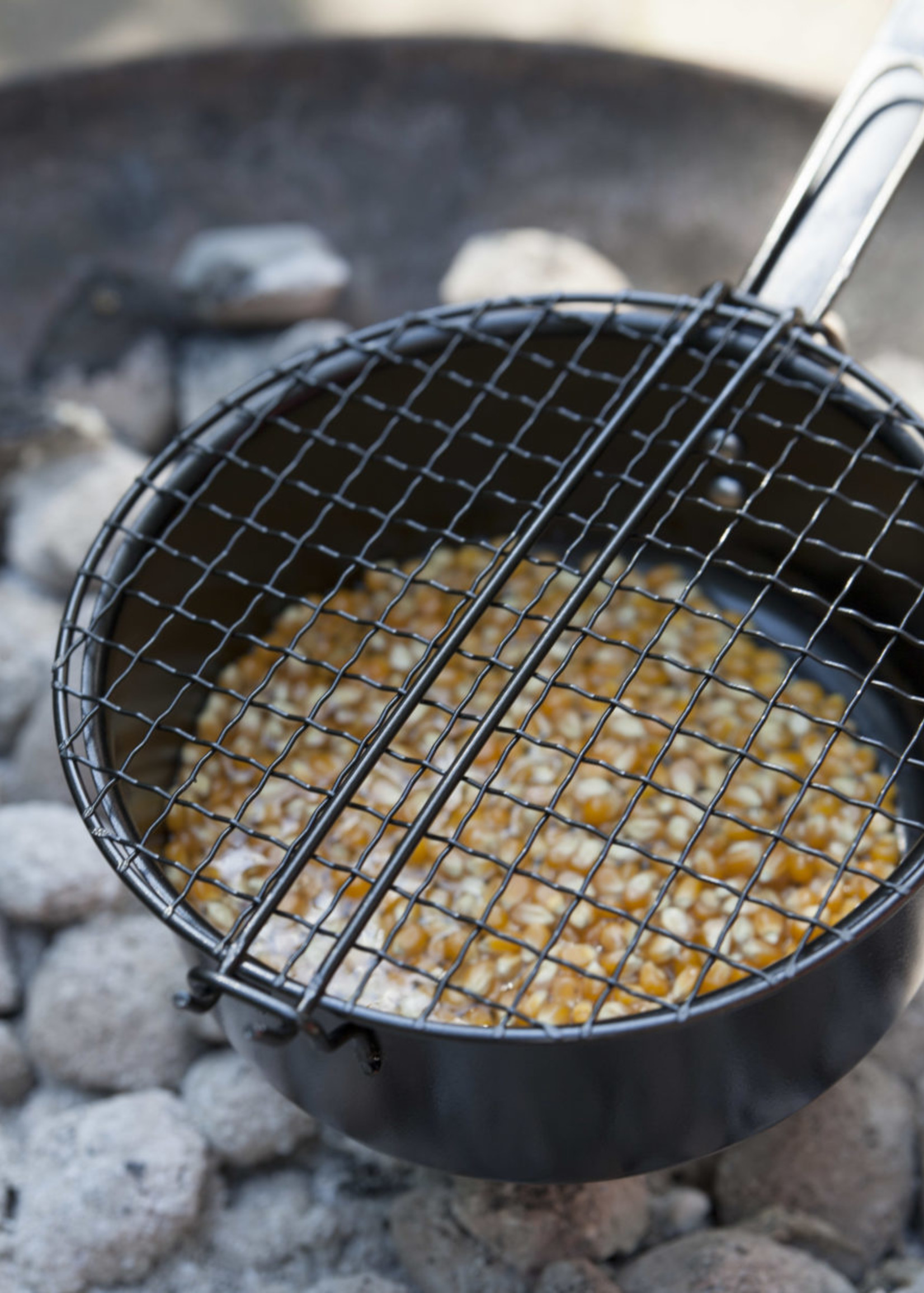 FANCY FLAMES POPCORN PAN