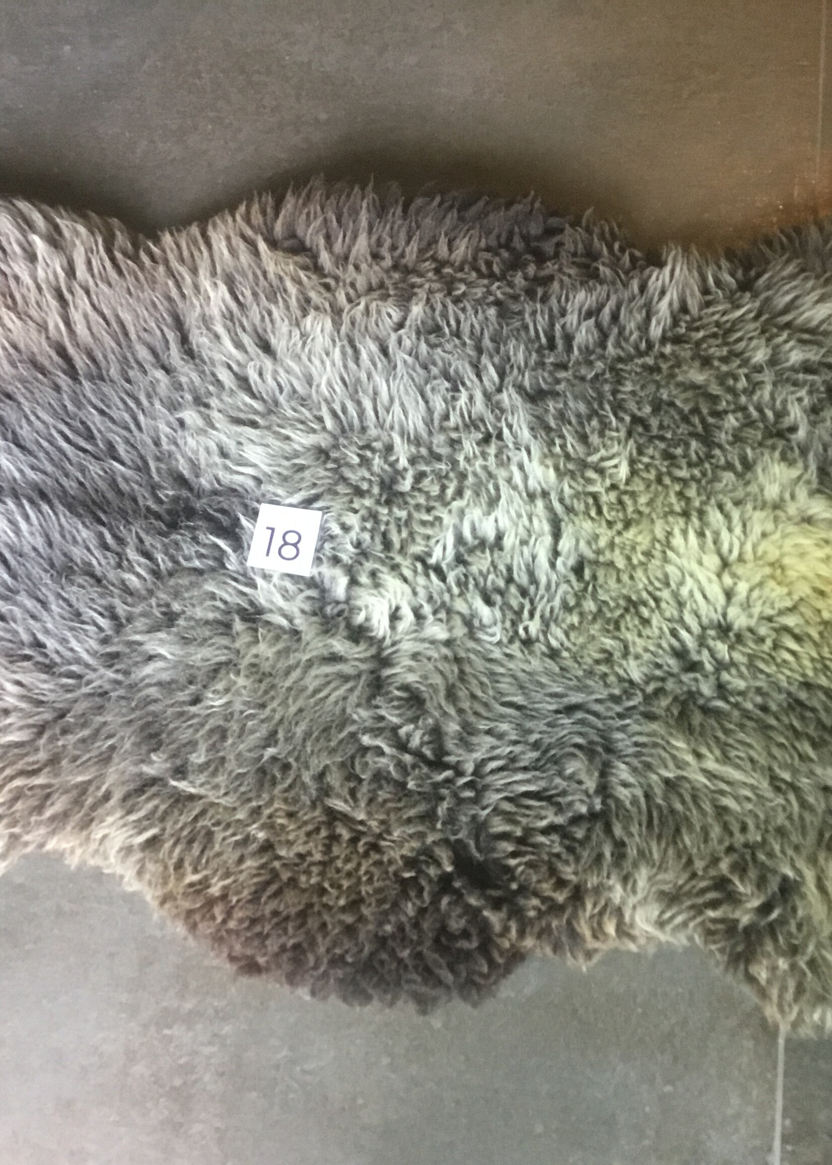 Schapenvacht xxl bruin en grijs