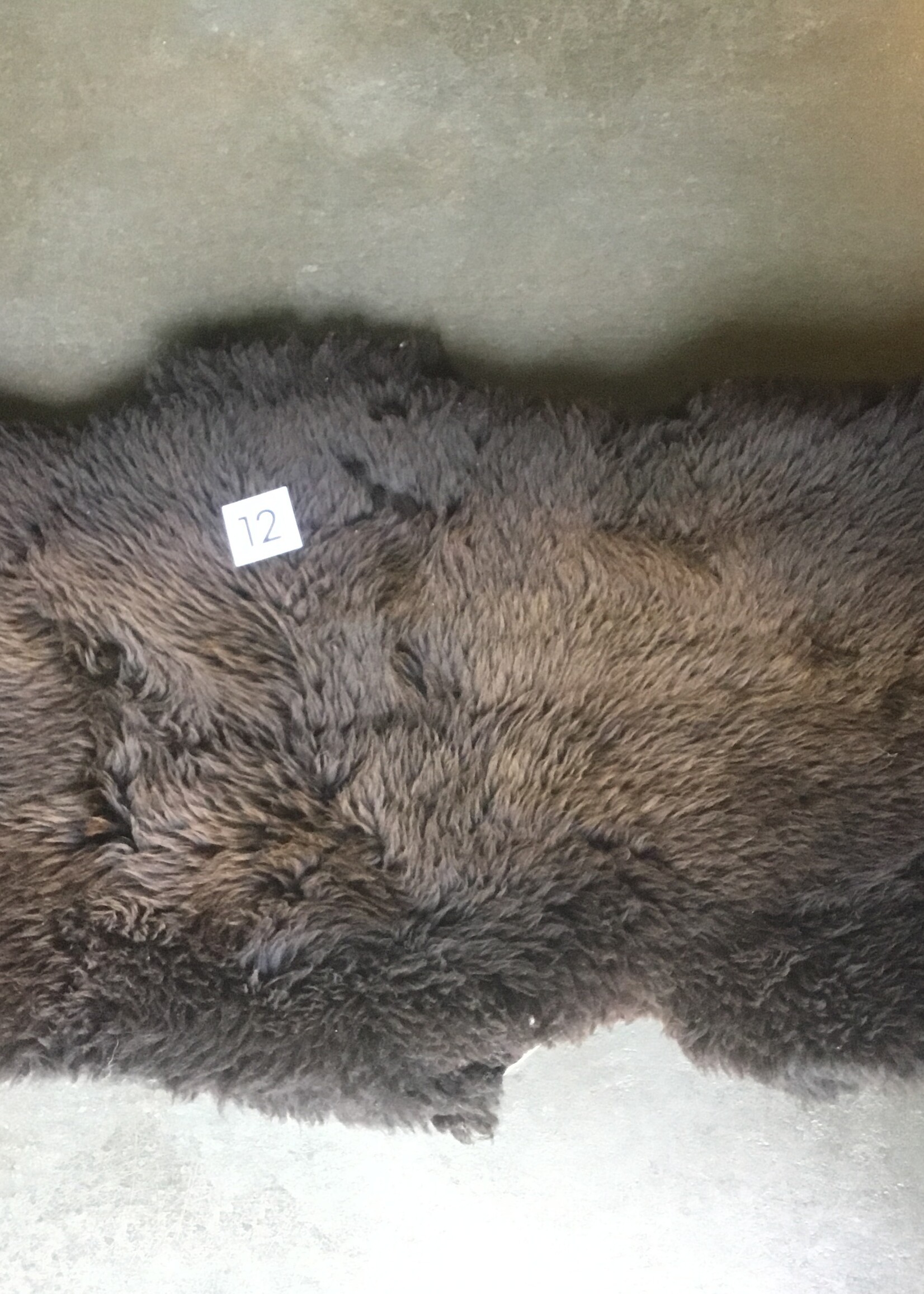Schapenvacht xxl bruin en grijs