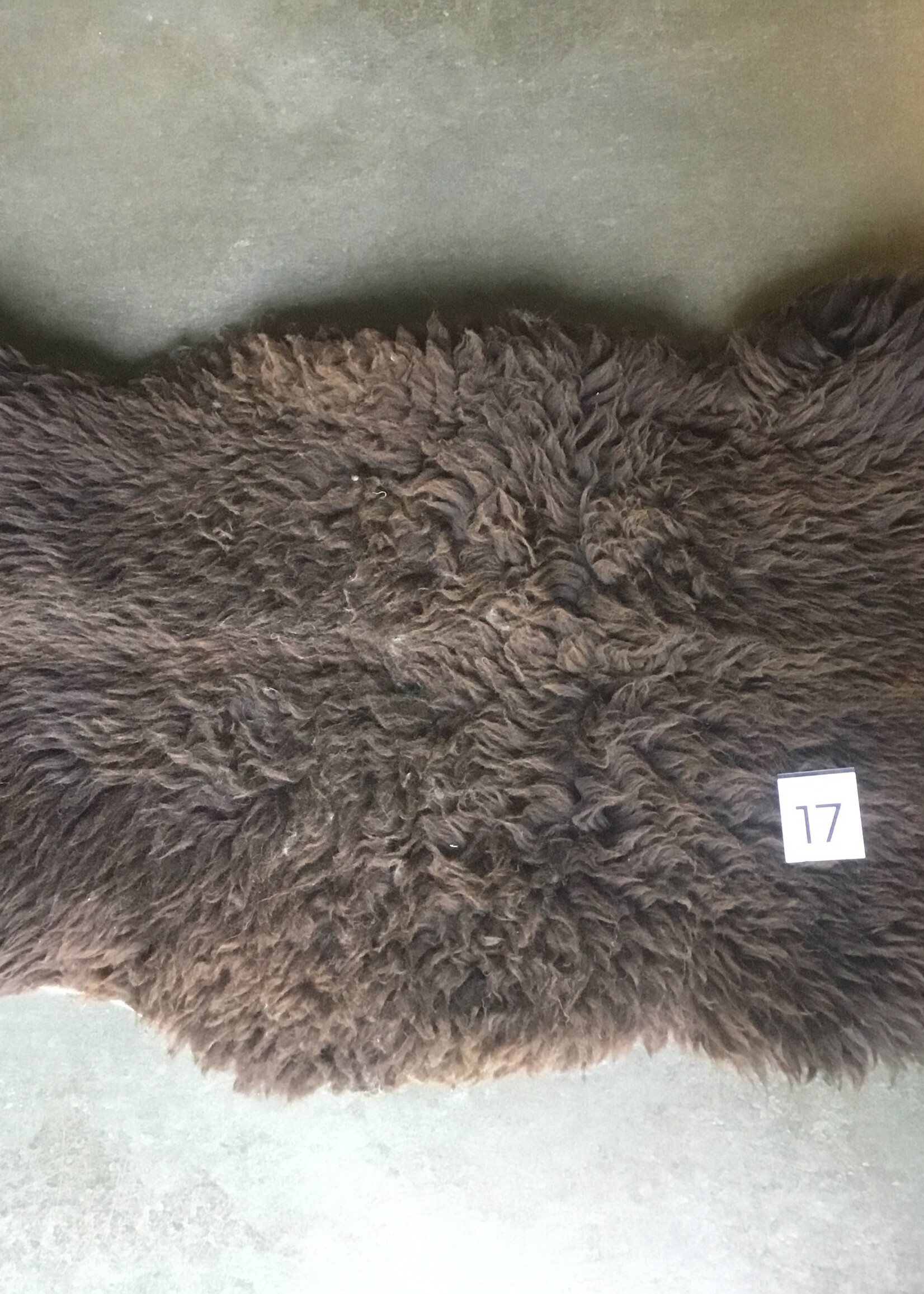 Schapenvacht xxl bruin en grijs
