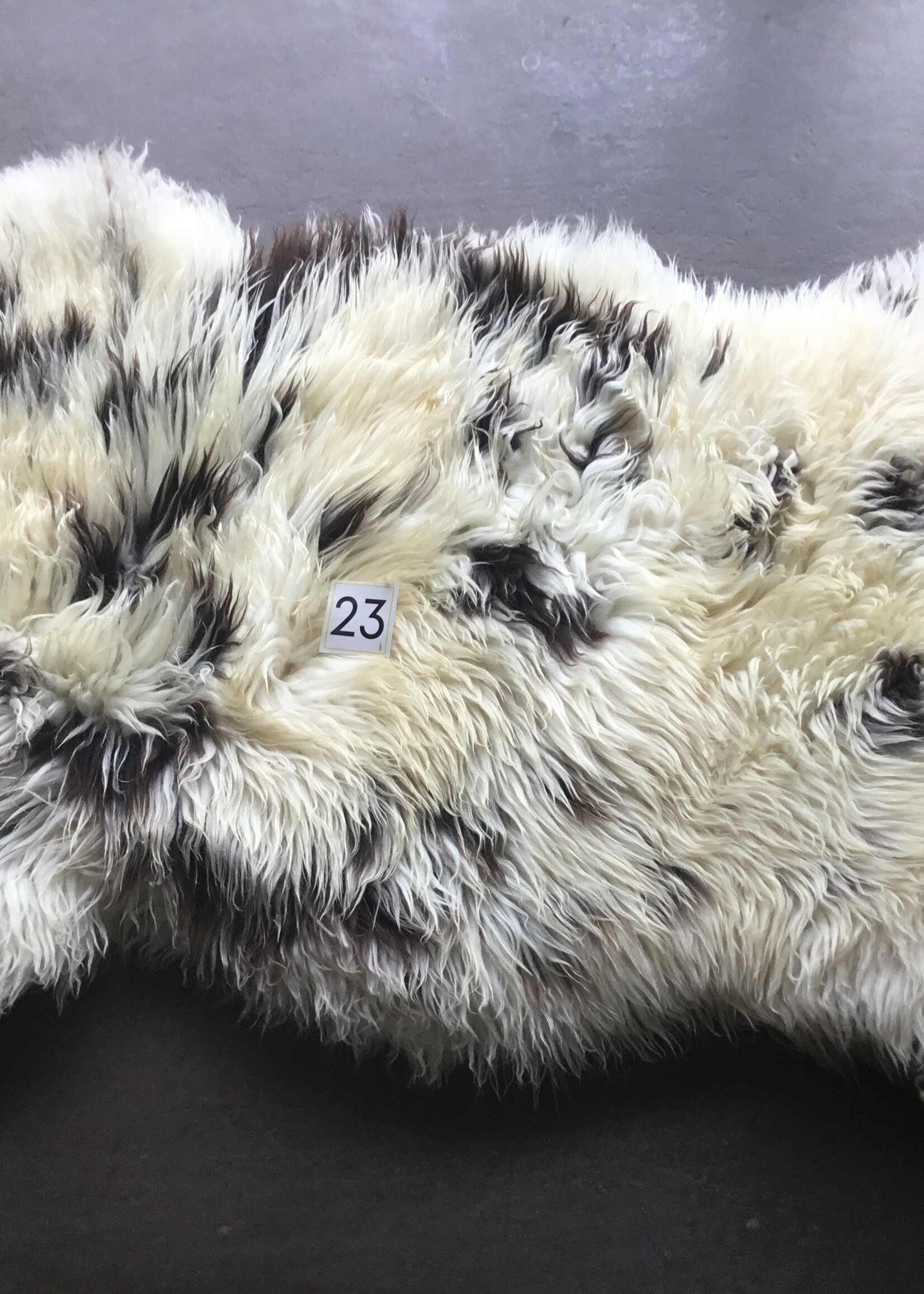 Schapenvacht L licht en bonte kleuren