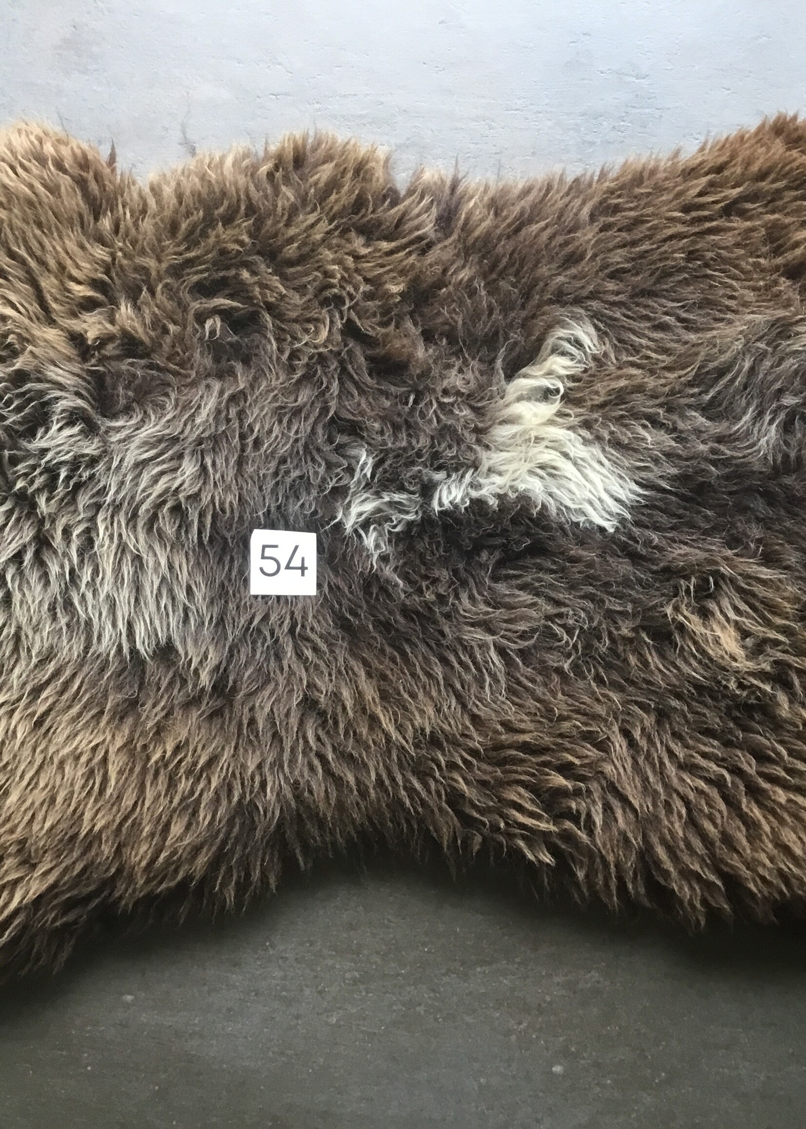 Schapenvacht xxl en xxxl  bruin en grijs