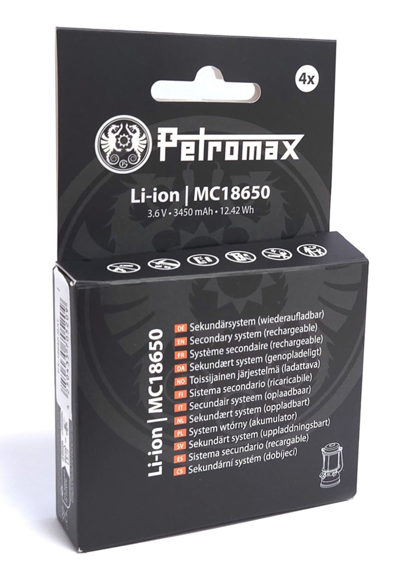 petromax SET OF 4 PETROMAX LI-ION BATTERIES
