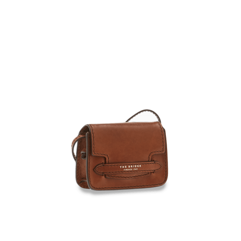 The Bridge The Bridge Lucrezia Mini Baguette Brown