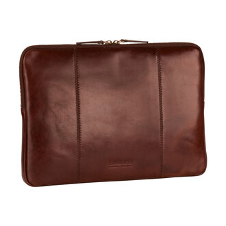 Leonhard Heyden Cambridge Zipped Laptop Sleeve S Red Brown Leonhard Heyden Cambridge Zipped Laptop Sleeve S Red Brown