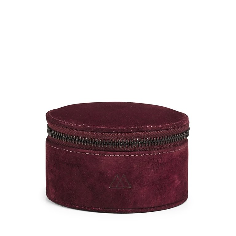 Markberg Lova Jewelry Box L Suede Burgundy