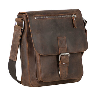 Leonhard Heyden Salisbury Messenger Bag S Brown