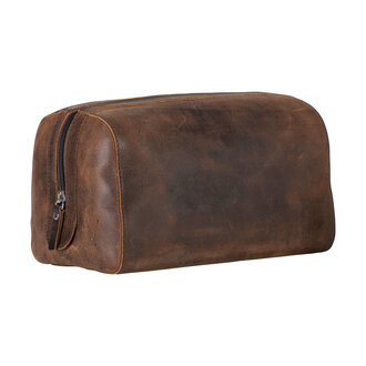 Leonhard Heyden Salisbury Toilet Bag Brown