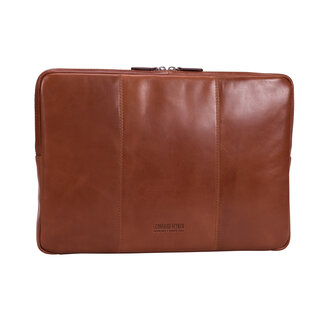 Leonhard Heyden Cambridge Zipped Laptop Sleeve M Cognac Leonhard Heyden Cambridge Zipped Laptop Sleeve M Cognac