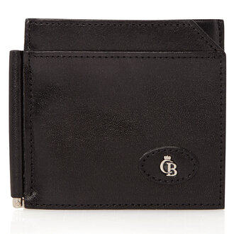 Castelijn & Beerens Gaucho Dollarclip Wallet Black
