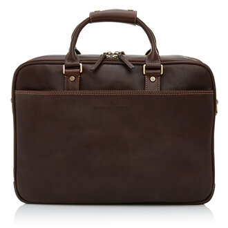 Castelijn & Beerens Verona Laptop Bag 15.6" + Tablet Double Zip Mocca Castelijn & Beerens Verona Laptop Bag 15.6" + Tablet Double Zip Mocca