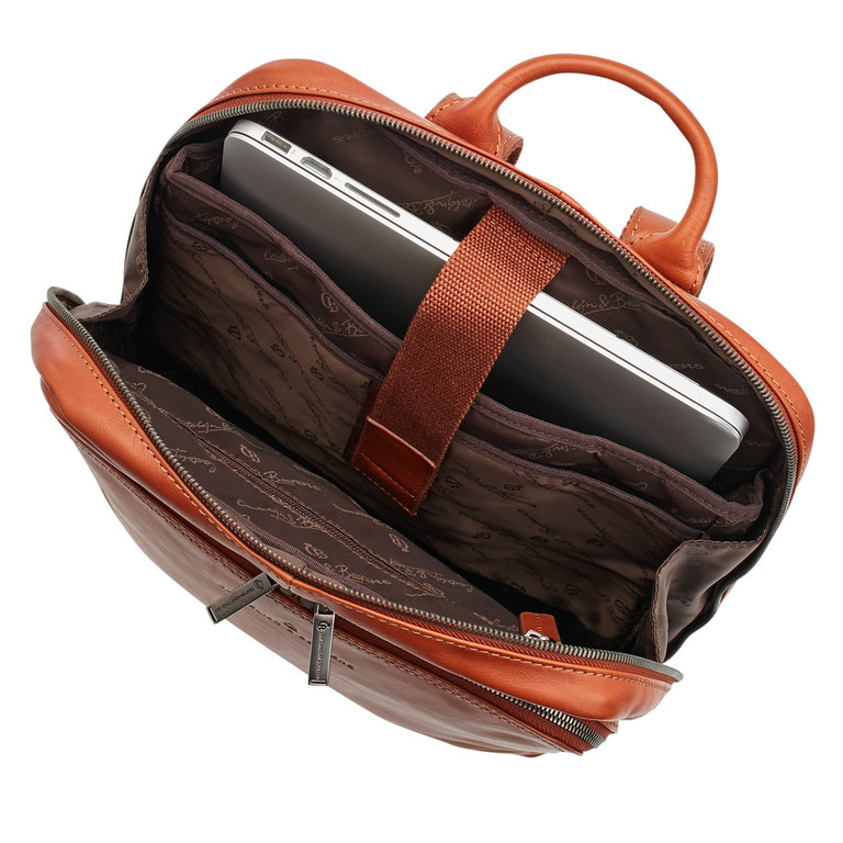 Castelijn & Beerens Castelijn & Beerens Firenze Laptop Backpack 15.6" + Tablet Light Brown