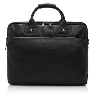 Castelijn & Beerens Firenze Laptop Bag 17" + Tablet Double Zip Black Castelijn & Beerens Firenze Laptop Bag 17" + Tablet Double Zip Black