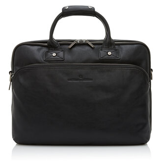 Castelijn & Beerens Firenze Laptop Bag 15.6" + Tablet Double Zip Black Castelijn & Beerens Firenze Laptop Bag 15.6" + Tablet Double Zip Black