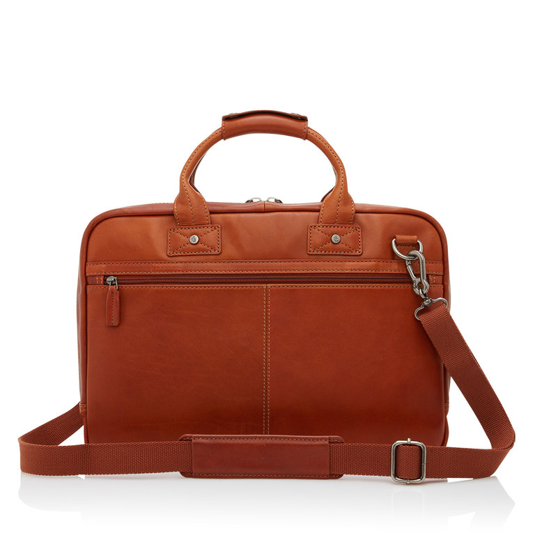 Castelijn & Beerens Castelijn & Beerens Firenze Laptop Bag 15.6" + Tablet Single Zip Light Brown