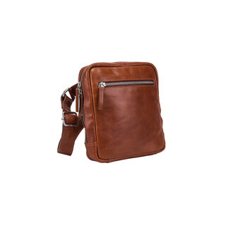 Leonhard Heyden Cambridge Zipped Messenger Bag S Cognac Leonhard Heyden Cambridge Zipped Messenger Bag S Cognac