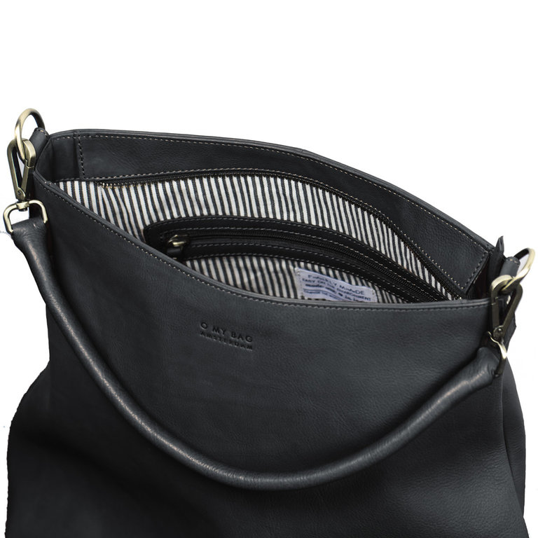 O My Bag O My Bag The Janet Soft Grain Black