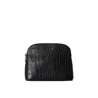 O My Bag Cosmetic Pouch Classic Black Croco