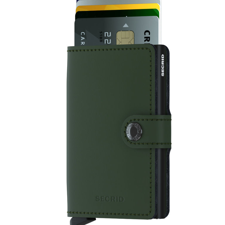 Secrid Secrid Miniwallet Matte Green Black