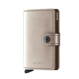 Secrid Miniwallet Champagne Brown Metallic