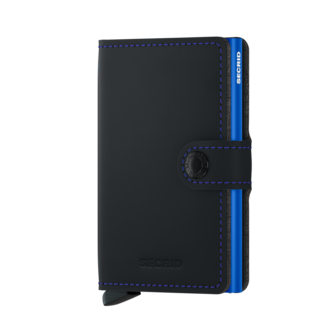 Secrid Miniwallet Matte Black & Blue