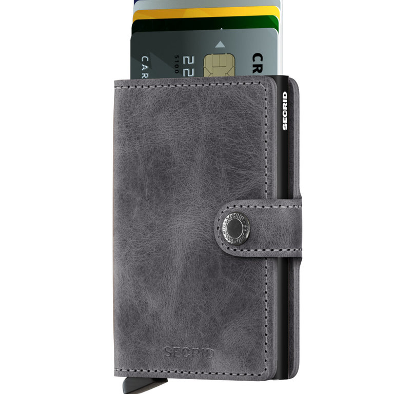 Secrid Secrid Miniwallet Vintage Grey Black