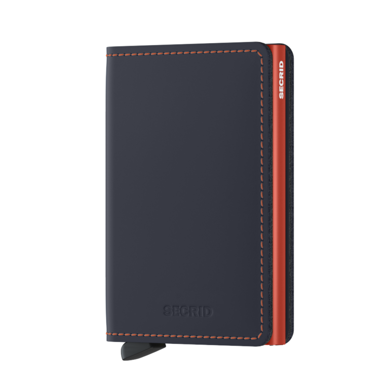 Secrid Secrid Slimwallet Matte Nightblue & Orange