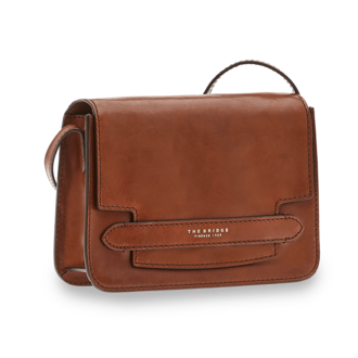 The Bridge Lucrezia Crossbody Large Brown The Bridge Lucrezia Crossbody Large Brown