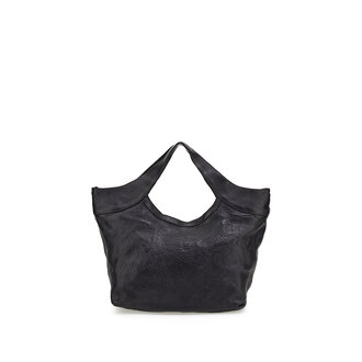 Campomaggi Traditional Kura Shopping Bag Black Campomaggi Traditional Kura Shopping Bag Black
