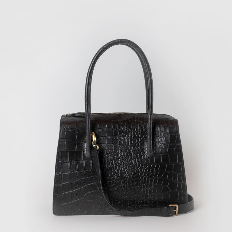 O My Bag O My Bag Kate Classic Black Croco