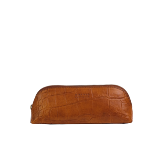 O My Bag Pencil Case Large Classic Cognac Croco