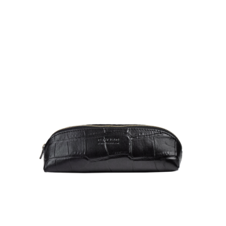 O My Bag Pencil Case Small Classic Black Croco