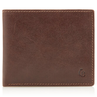 Castelijn & Beerens Canyon 8 Card Billfold Wallet Mocca