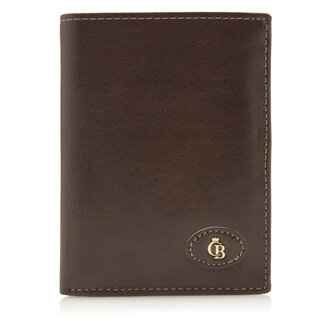 Castelijn & Beerens Gaucho 9 Card Tri Fold Wallet Mocca