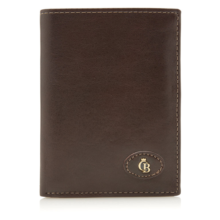 Castelijn & Beerens Castelijn & Beerens Gaucho 9 Card Tri Fold Wallet Mocca