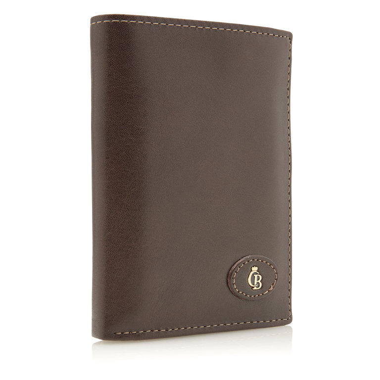 Castelijn & Beerens Castelijn & Beerens Gaucho 9 Card Tri Fold Wallet Mocca