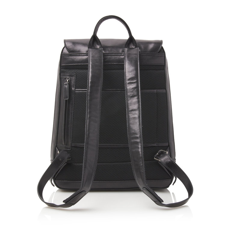 Castelijn & Beerens Castelijn & Beerens Gaucho Guus Backpack 15.6" Single Zip Black