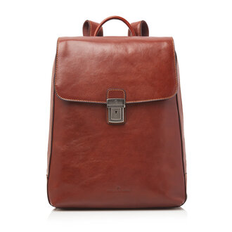 Castelijn & Beerens Gaucho Guus Backpack 15.6" Single Zip Cognac Castelijn & Beerens Gaucho Guus Backpack 15.6" Single Zip Cognac