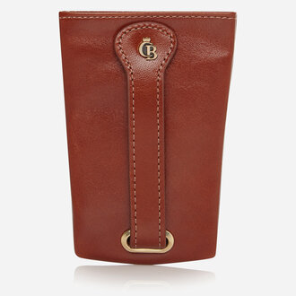 Castelijn & Beerens Gaucho Key Case Clock Cognac