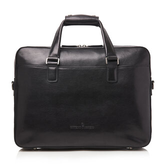 Castelijn & Beerens Gaucho Ted Laptop Bag 15.6" Single Zip Black Castelijn & Beerens Gaucho Ted Laptop Bag 15.6" Single Zip Black