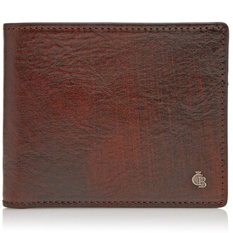 Castelijn & Beerens Rien 8 Card Billfold Wallet Cognac