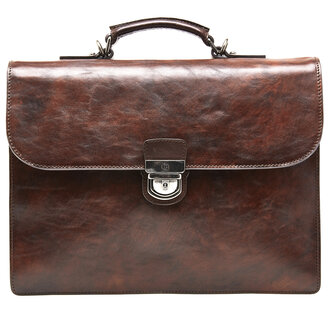 Castelijn & Beerens Rien Laptop Briefcase 13.3" Double Pocket Cognac Castelijn & Beerens Rien Laptop Briefcase 13.3" Double Pocket Cognac