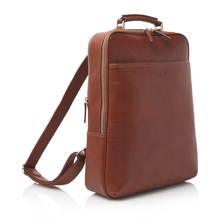 Castelijn & Beerens Castelijn & Beerens Verona Laptop Backpack 15.6" + Tablet Light Brown