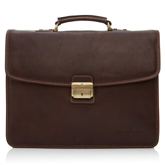 Castelijn & Beerens Verona Laptop Bag 13.3" + Tablet Double Pocket Mocca Castelijn & Beerens Verona Laptop Bag 13.3" + Tablet Double Pocket Mocca