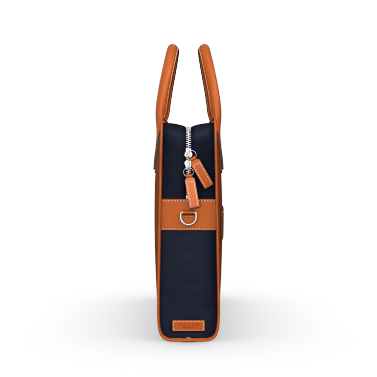 Travelteq Travelteq Messenger Cognac Navy